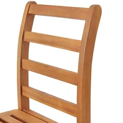 Kirklands Home Outdoor Sets|Honey Acacia Wood Bar Height 3-pc. Bistro Set Tan