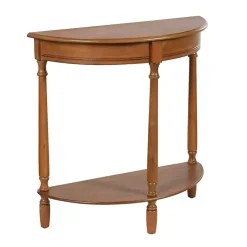 Kirklands Home Console Tables|Honey Half Moon Tinslee Console Table Brown