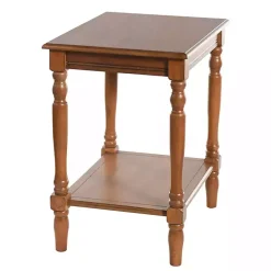 Kirklands Home Accent & End Tables|Honey Wood Sybil Accent Table Brown