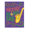 Hooray Musical Mardi Gras Canvas Art Print Mardi Gras Decorations