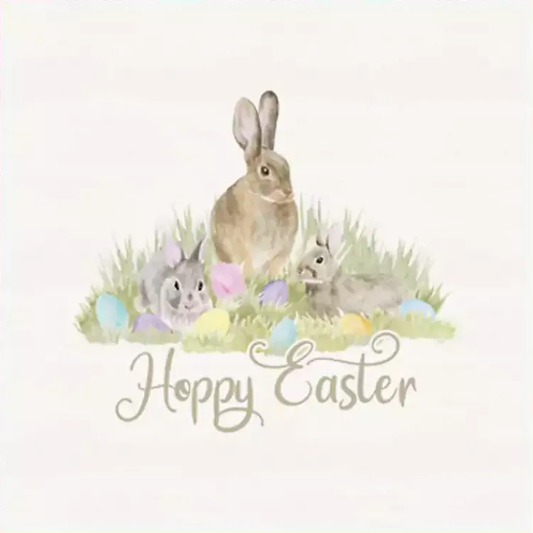 Hot Hoppy Easter Bunnies Framed Canvas Art Print Easter Decorations