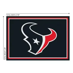 Kirklands Home Area Rugs|Houston Texans Area Rug, 3x4 Black