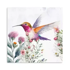 Kirklands Home Canvas Art|Hummingbird Wildflower II Canvas Art Print