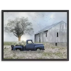 Kirklands Home Canvas Art|I Must Have Flowers Framed Giclee Canvas Art Print