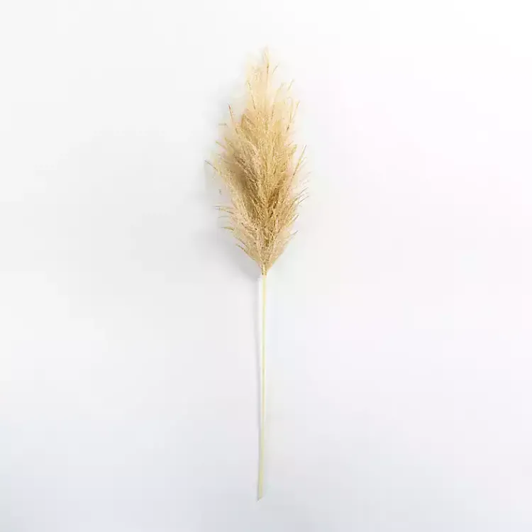 New Iced Natural Pampas Grass Stem Christmas Arrangements & Garland
