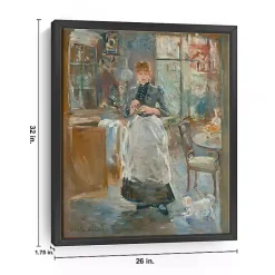 Kirklands Home Canvas Art|In the Dining Room 1875 Framed Canvas Art Print Multi