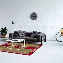 Kirklands Home Area Rugs|Indiana University Courtside Area Rug, 4x6