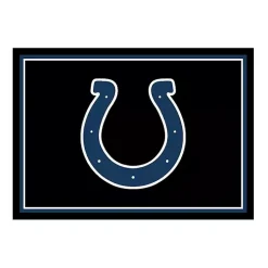 Kirklands Home Area Rugs|Indianapolis Colts Area Rug, 4x6 Black