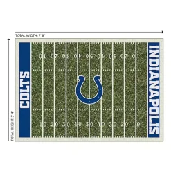 Kirklands Home Area Rugs|Indianapolis Colts Home Field Area Rug, 6x8 Blue