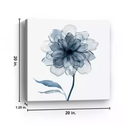 Kirklands Home Canvas Art|Indigo Bloom IV Giclee Canvas Art