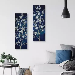 Kirklands Home Canvas Art|Indigo Spring I & II Canvas Art Prints, Set of 2 Blue