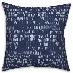 Kirklands Home Outdoor Cushions & Pillows|Indigo Thatch Outdoor Throw Pillow