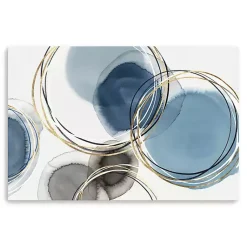 Kirklands Home Canvas Art|Infinity Indigo II Abstract Canvas Art Print Blue