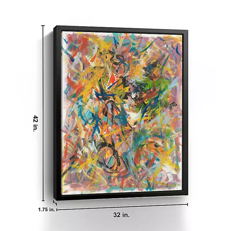Kirklands Home Framed Art|Inside Out No. 2 Framed Giclee Canvas Art Print