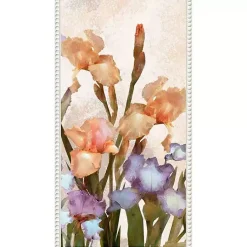 Kirklands Home Canvas Art|Irises Panel Framed Canvas Art Print