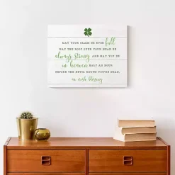 Hot Irish Blessing Canvas Art Print St Patricks Day Decorations