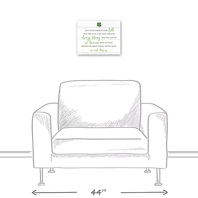 Hot Irish Blessing Canvas Art Print St Patricks Day Decorations