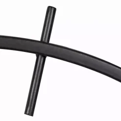 Kirklands Home Clocks|Isaac Black Modern Wall Clock