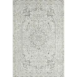 Kirklands Home Area Rugs|Isabella Gray and Ivory Area Rug, 4x6