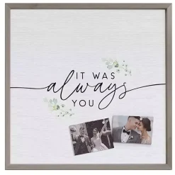 Kirklands Home Wall Quotes & Signs|It Was Always You Framed Wall Plaque White