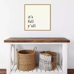 It's Fall Ya'll Poem Framed Wall Art Fall
