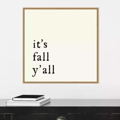 It's Fall Ya'll Poem Framed Wall Art Fall