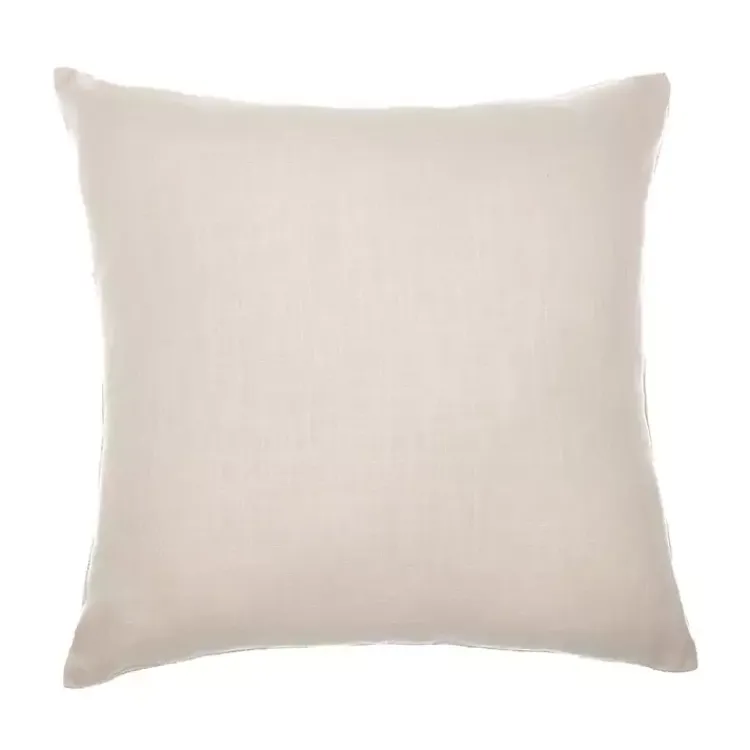 Ivory & Lilac Handwoven Plaid Throw Pillow Pillows