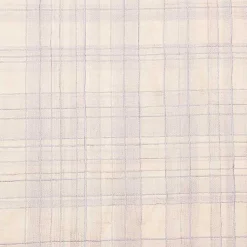 Ivory & Lilac Handwoven Plaid Throw Pillow Pillows