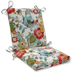 Kirklands Home Outdoor Cushions & Pillows|Ivory Alatriste Outdoor Chair Cushion Multi