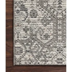 Kirklands Home Outdoor Rugs|Ivory and Gray Column Outdoor Area Rug, 5x7