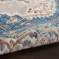 Kirklands Home Area Rugs|Ivory Antique Diamond Medallion Runner, 2x7