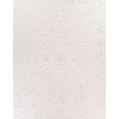 Kirklands Home Area Rugs|Ivory Botanical Bohemian Area Rug, 8x10 White