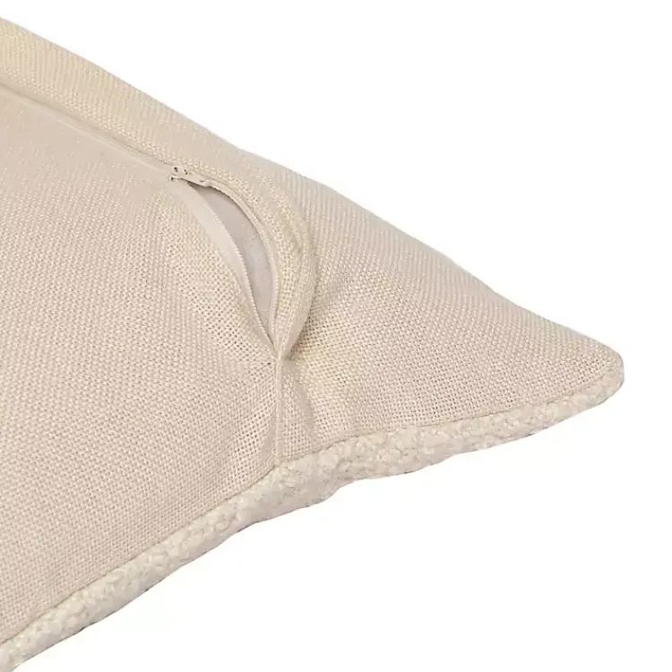 Discount Boucle Handwoven Pillow Pillows