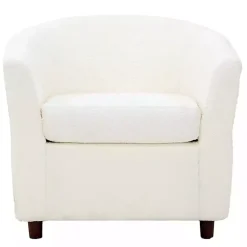 Kirklands Home Accent Chairs|Boucle Parker Club Chair Ivory