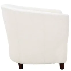 Kirklands Home Accent Chairs|Boucle Parker Club Chair Ivory