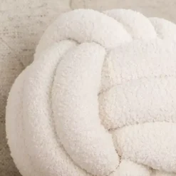 New Boucle Woven Sphere Pillow Pillows