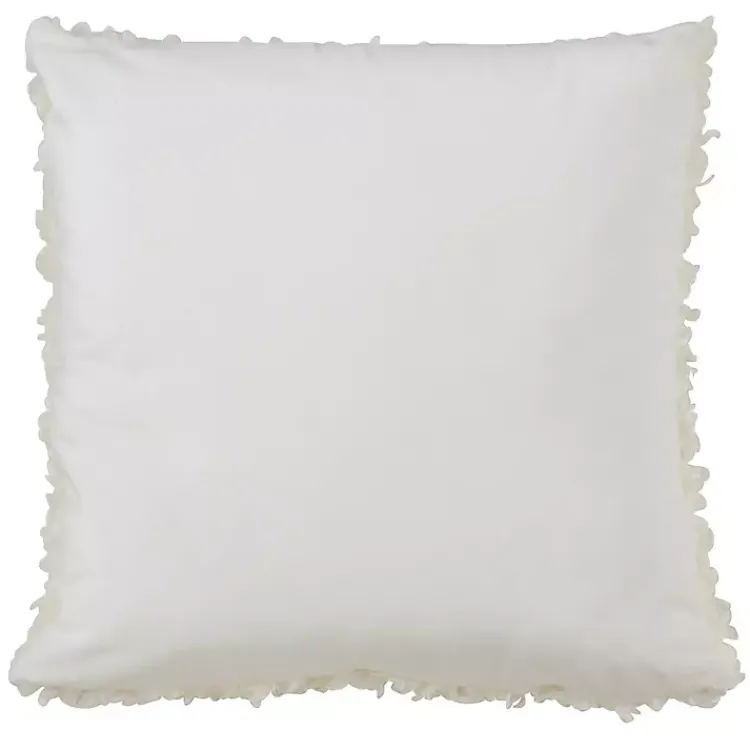 Curly Faux Lamb Fur Pillow Pillows