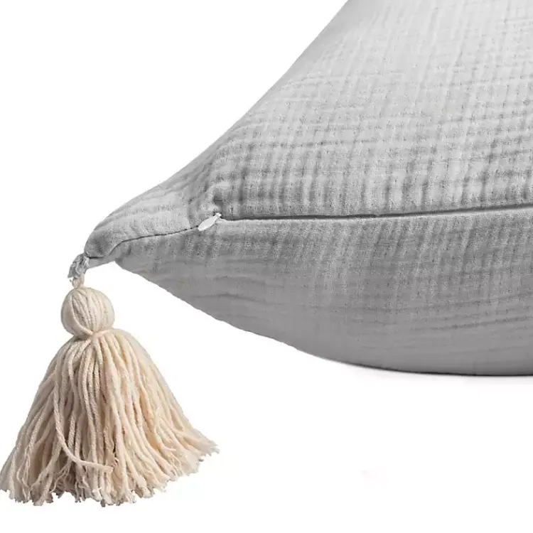 Best Gauze Organic Tassel Throw Pillow Pillows