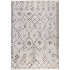 Kirklands Home Area Rugs|Geometric Area Rug, 5x8 Ivory