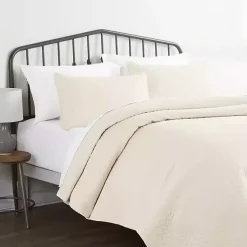 Kirklands Home Bedspreads & Coverlets|Herringbone Quilted 2-pc. Twin Coverlet Set Ivory