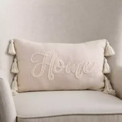 Best Home Tassels Lumbar Pillow Pillows