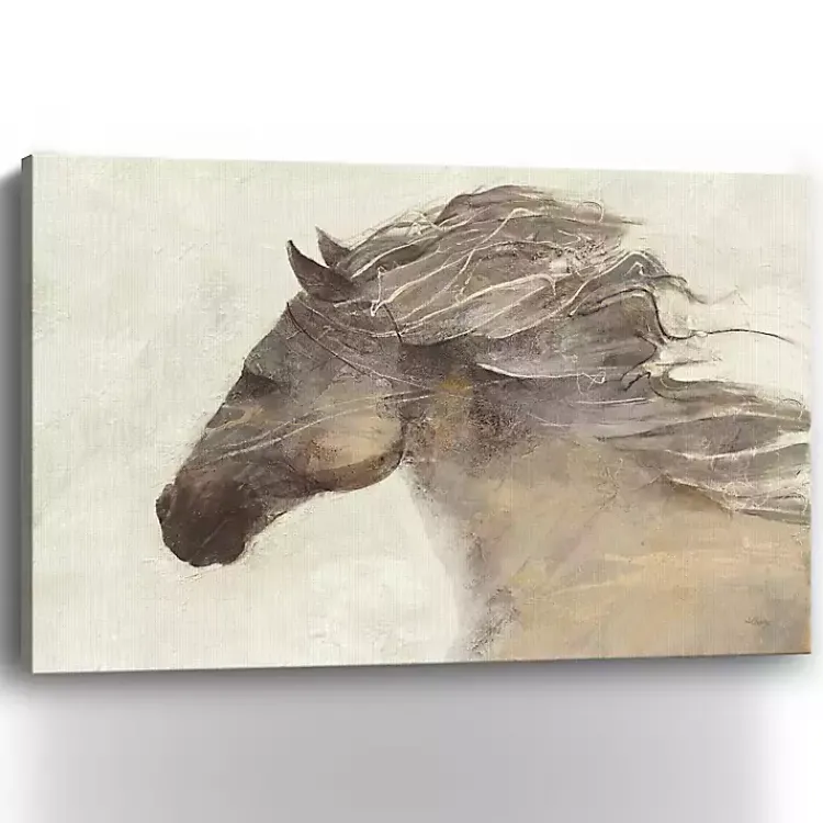 Kirklands Home Canvas Art|Ivory Into the Wind Canvas Art Print, 60x40 in.