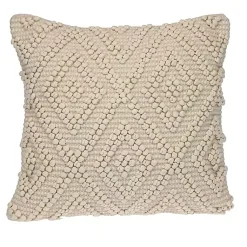 Clearance Knotted Diamond Pillow Pillows