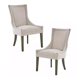 Kirklands Home Dining Chairs|Madison Park Ultra Dining Chairs, Set of 2 Ivory