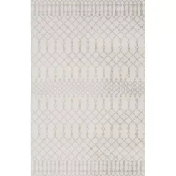 Kirklands Home Area Rugs|Moroccan Washable Area Rug, 3x5 Ivory
