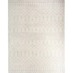Kirklands Home Area Rugs|Moroccan Washable Area Rug, 9x12 Ivory