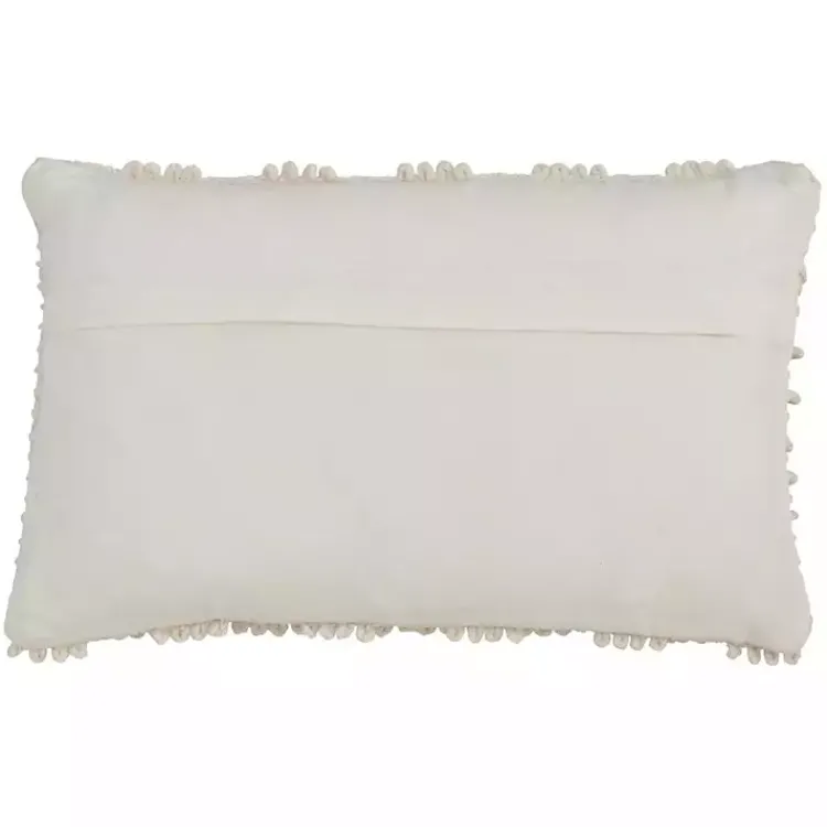 Ivory Nubby Decorative Lumbar Pillow Pillows
