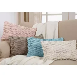 Ivory Nubby Decorative Lumbar Pillow Pillows