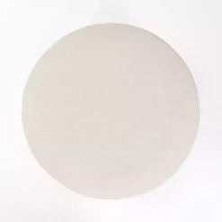 Kirklands Home Coffee Tables|Round Storage Coffee Table Ottoman Ivory