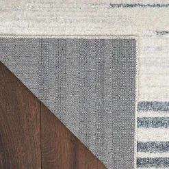 Kirklands Home Area Rugs|Ivory Striated Sphere Washable Area Rug, 4x6